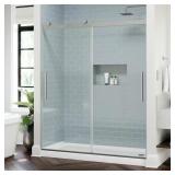 Classic 500 Frameless Shower Door, Chrome