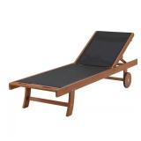 Caspian Eucalyptus Lounge Chair w/Mesh