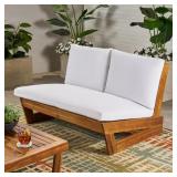 Sherwood Teak Brown Outdoor Loveseat Cushions