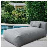 Patio Chaise Lounge Chair with Cushions