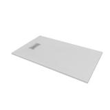 60 x 36 in Alcove Shower Pan, White Sand