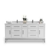 Barrington 75" Bath Vanity w/ Quartz Top