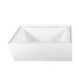 Aqua Eden VTAP603222L 60-Inch Tub, White