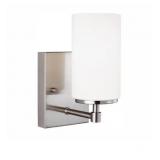 Sea Gull Alturas 1-Light Brushed Nickel Sconce