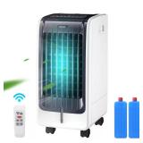 8,000 BTU Portable AC, Humidifier, White