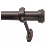 Decopolitan End Cap Adjustable Curtain Rod