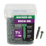 Backer-On Rock-On No. 9 X 1-1/4 in. Screws