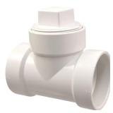 4 in. PVC DWV Cleanout with Plug Tee
