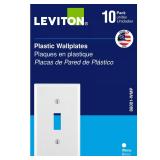 Leviton White 1-Gang Toggle Wall Plate