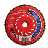 Diablo 4.5" Zirconia Hub Flap Disc 40
