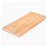 Solid Wood Butcher Block Shelf 72 W x 12 D