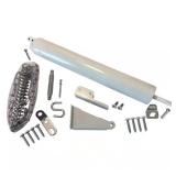 Heavy Duty White Door Closer Kit with Chain