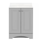 25 in. Single Sink Vanity w/ Marble Top