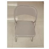 Steel Folding Chair-Beige