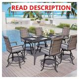 Outdoor Bar Height Dining Table (Chairs Not Inclu