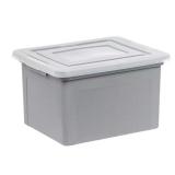 Snap Tight File Organizer, Gray/Letter