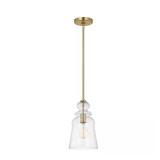Kea 1-Light Satin Brass Pendant