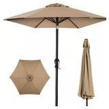 10 ft. Market Tilt Patio Umbrella in Tan