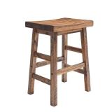 Durango 26"H Industrial Wood Counter Stool