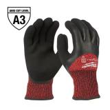 X-Large Red Latex Level 3 Cut-Resistant Gloves