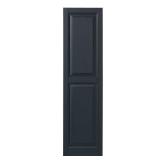 15x47 in. Raised Panel Shutters - Dark Spruce