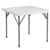 Flash Furniture Square Folding Table 34.25"