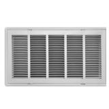 24 in. x 12 in. Steel Return Air Grille White
