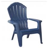 Midnight Blue Resin Patio Adirondack Chair