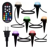 Black Color-Changing Outdoor LED Lights (12)