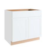 Courtland 36W x 24D Shaker Base   Polar White