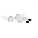 Secure Cap Universal Toilet Bolt Caps in White