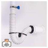 SIMPLE DRAIN 1.25 in Rubber P-Trap Kit