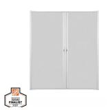 LuminAire White Retractable Screen Door 72"