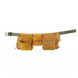 11-Pocket Leather Waist Tool Belt/Apron