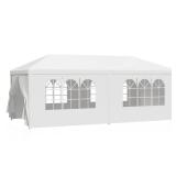 White Wedding Canopy Tent with 6 Sidewalls