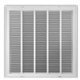 24 in. x 24 in. Steel Return Air Grille, White
