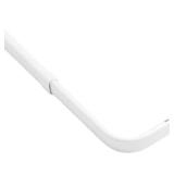 28 in. - 48 in. Heavy Duty Curtain Rod, White