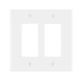 2-Gang White Nylon Wall Plate (5-Pack)