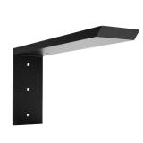 Black American Steel L Bracket 2.5x0.5x20 in