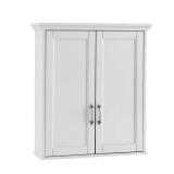 Ashburn White Wall Cabinet 27x23.5x8