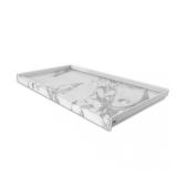 FlexStone 30x60 Calacatta Shower Pan