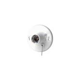 Plastic Pull-Chain Lampholder 8827-CW4