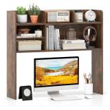 Desk Hutch 37" Desktop Bookshelf