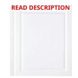 (Damaged Multiple Corners) Hampton Satin White Wa