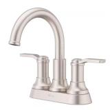 Briscoe 4in Centerset Double Faucet - Nickel