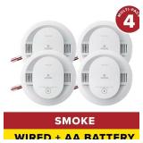 Kidde Hardwired Smoke Detector 4-Pack (20SAR)