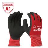 (6 pr) Red Latex Level 1 Winter Work Gloves