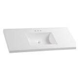 49 in. W Vanity Top with White Sink