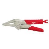 9 in Torque Lock Long Nose Pliers with Grip
