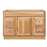 Glacier Bay Hampton 48in Vanity, Hickory